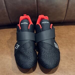 Size 6.5 Men/8 Women Peloton Sneakers - Black and Red like New